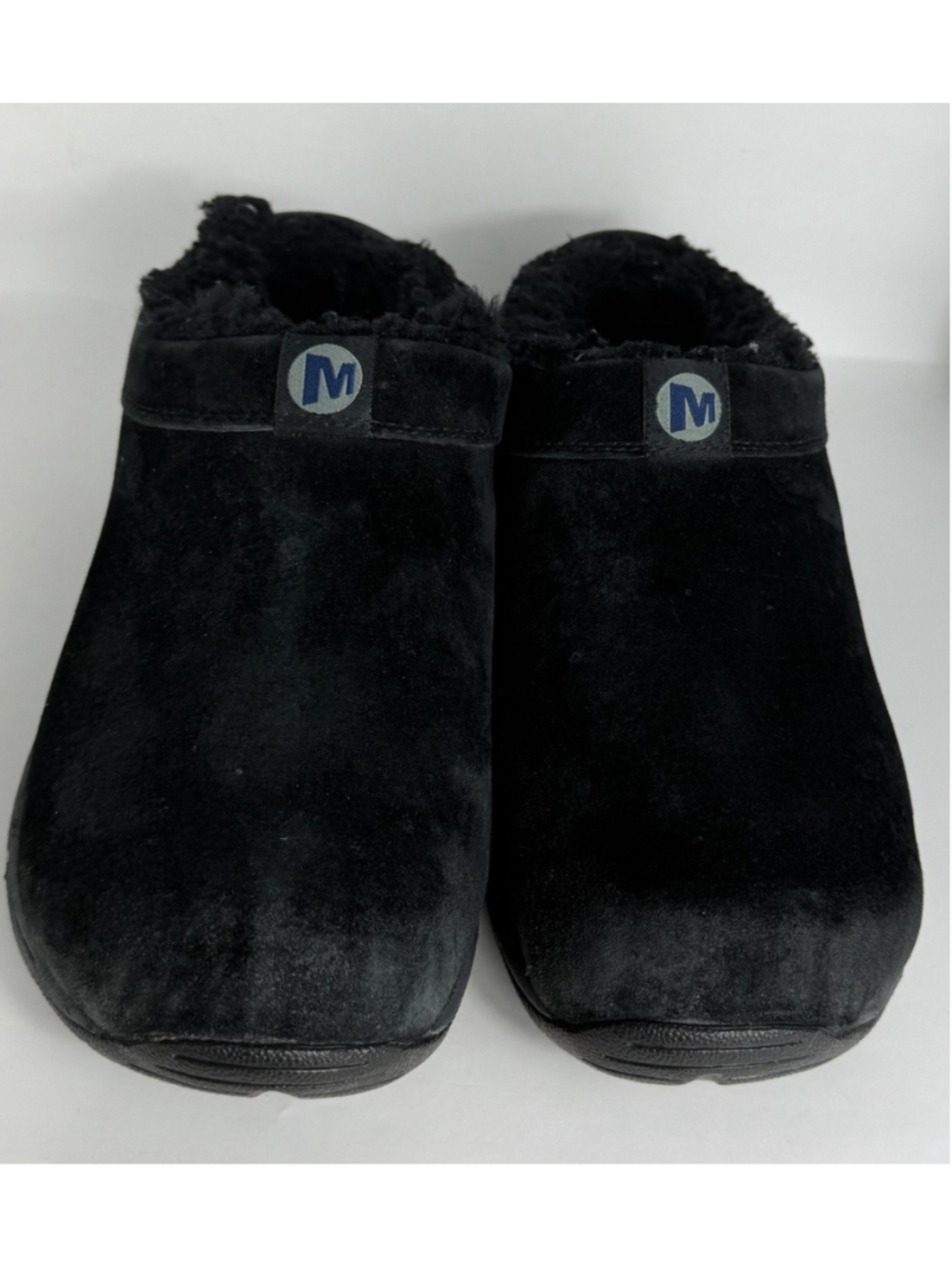 Merrell Women's Black Primo Chill Suede Clog Faux Fur Lined Rubber Sole US 7 - Picture 6 of 7